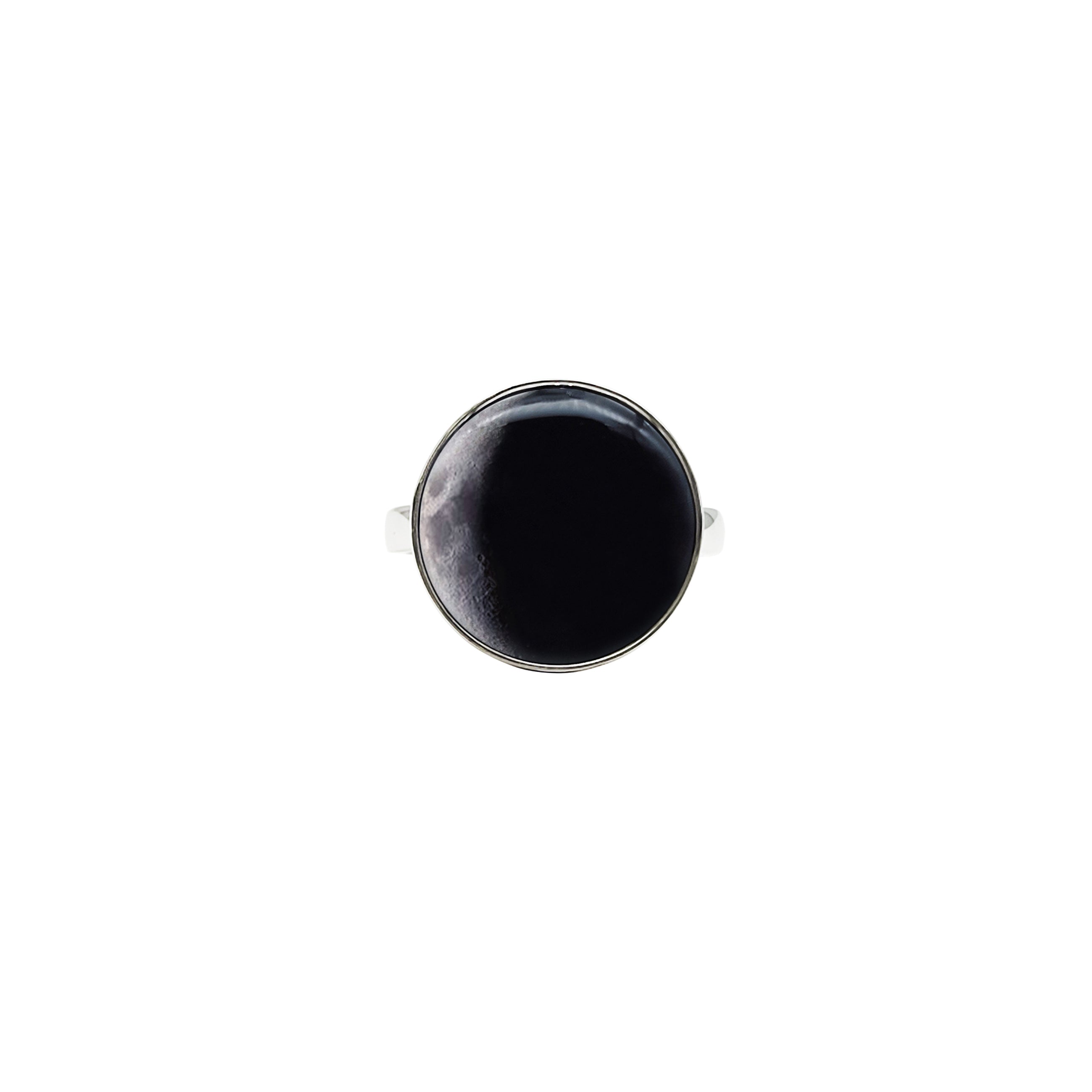 Anello Luna in Argento 925 regolabile
