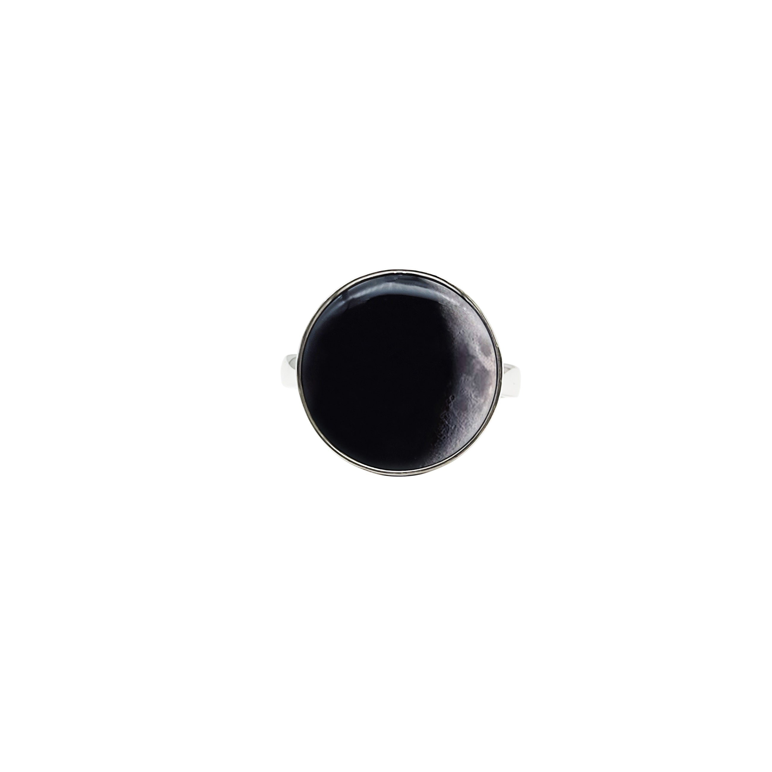 Anello Luna in Argento 925 regolabile