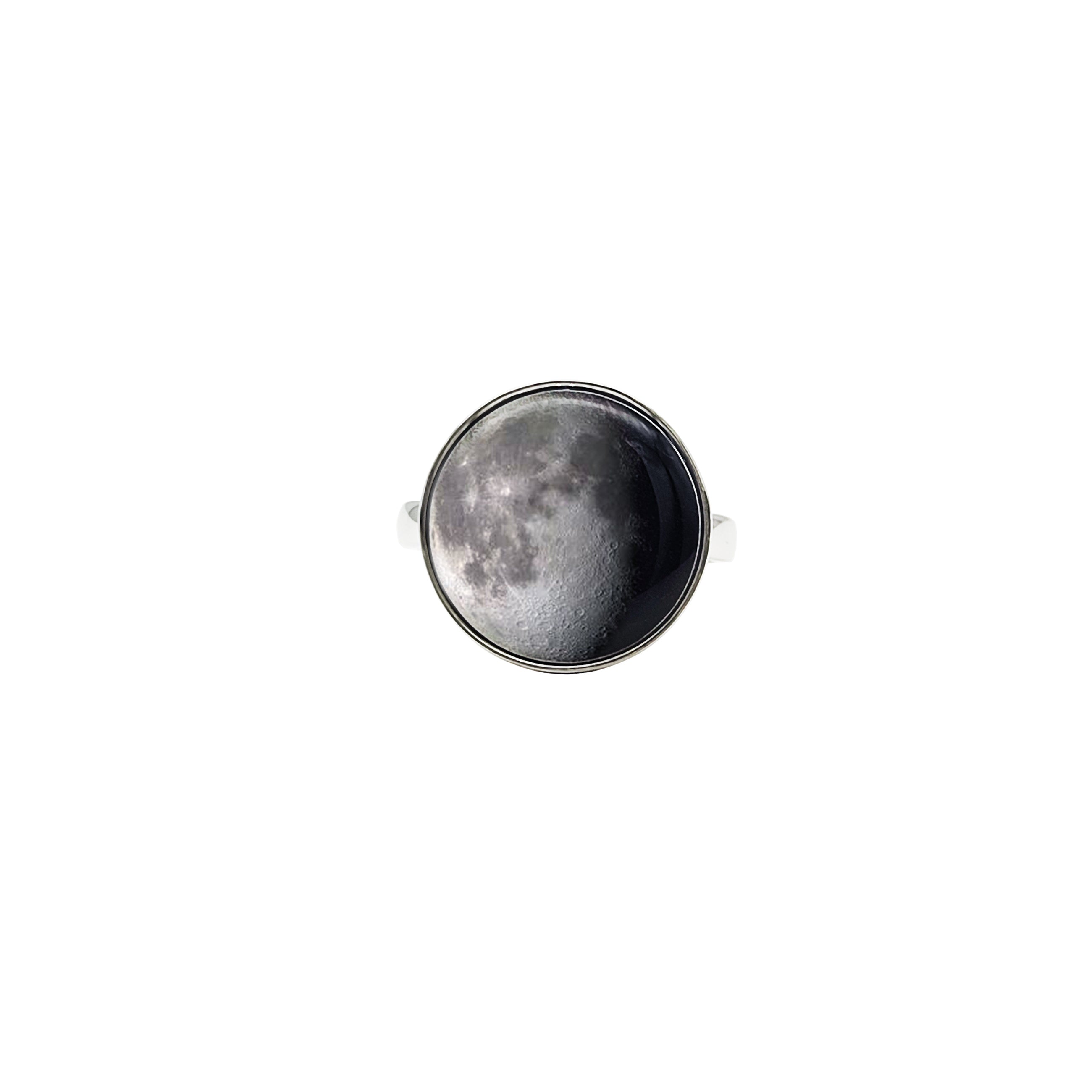 Anello Luna in Argento 925 regolabile