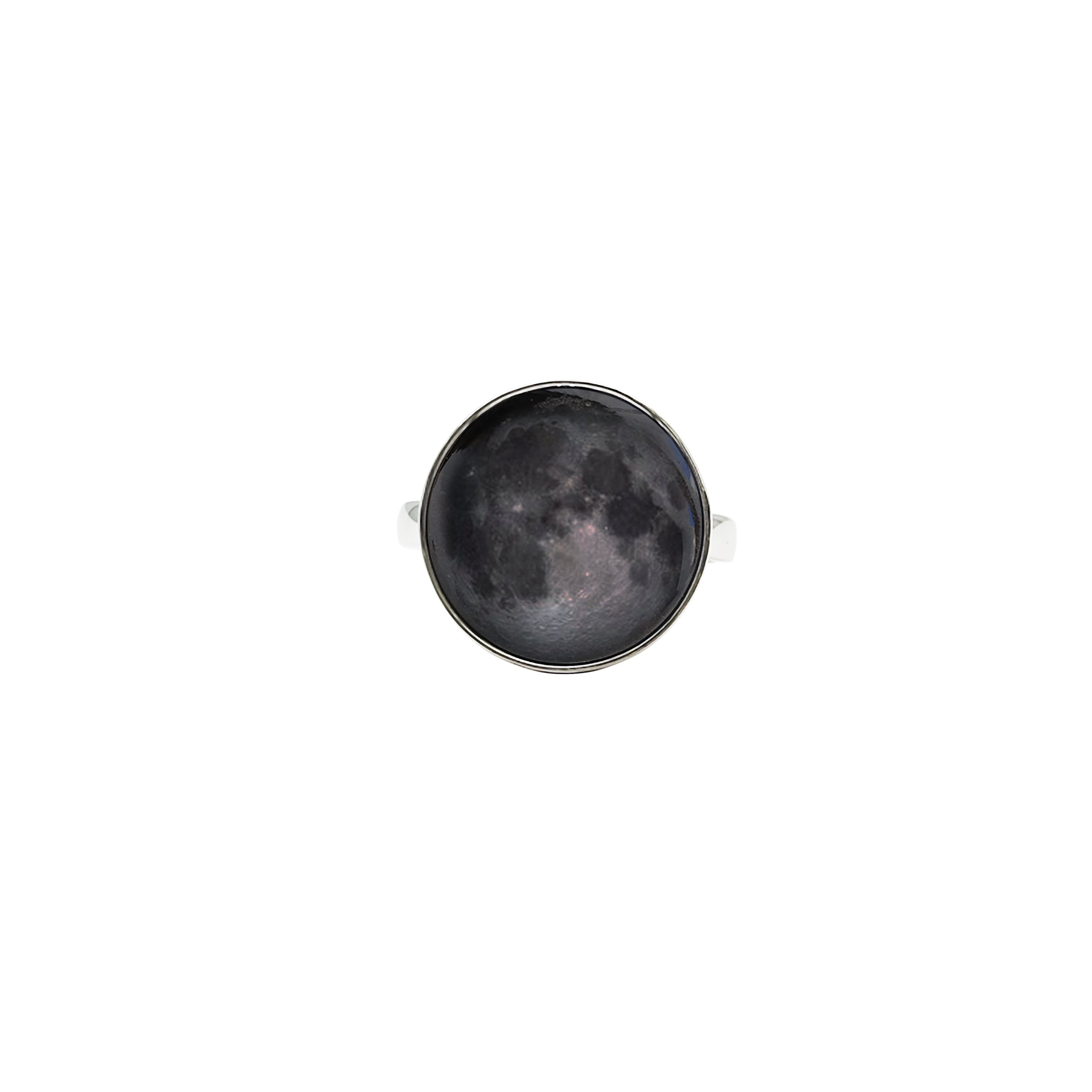 Anello Luna in Argento 925 regolabile