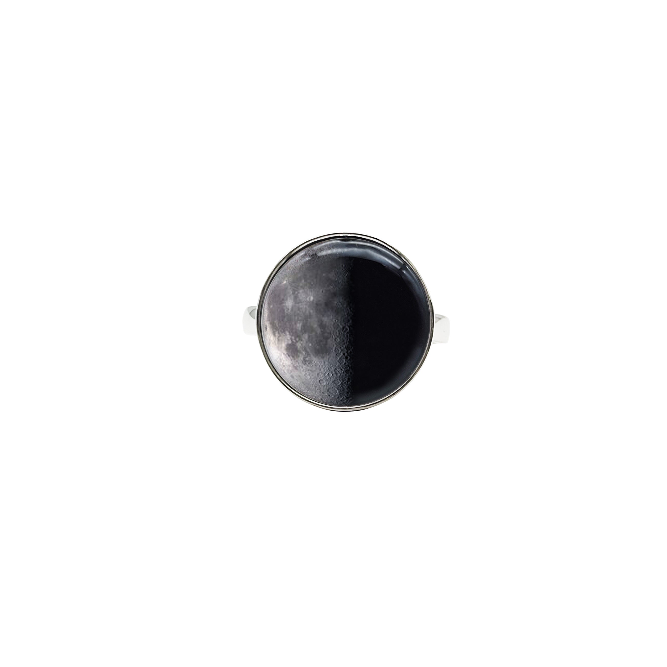 Anello Luna in Argento 925 regolabile