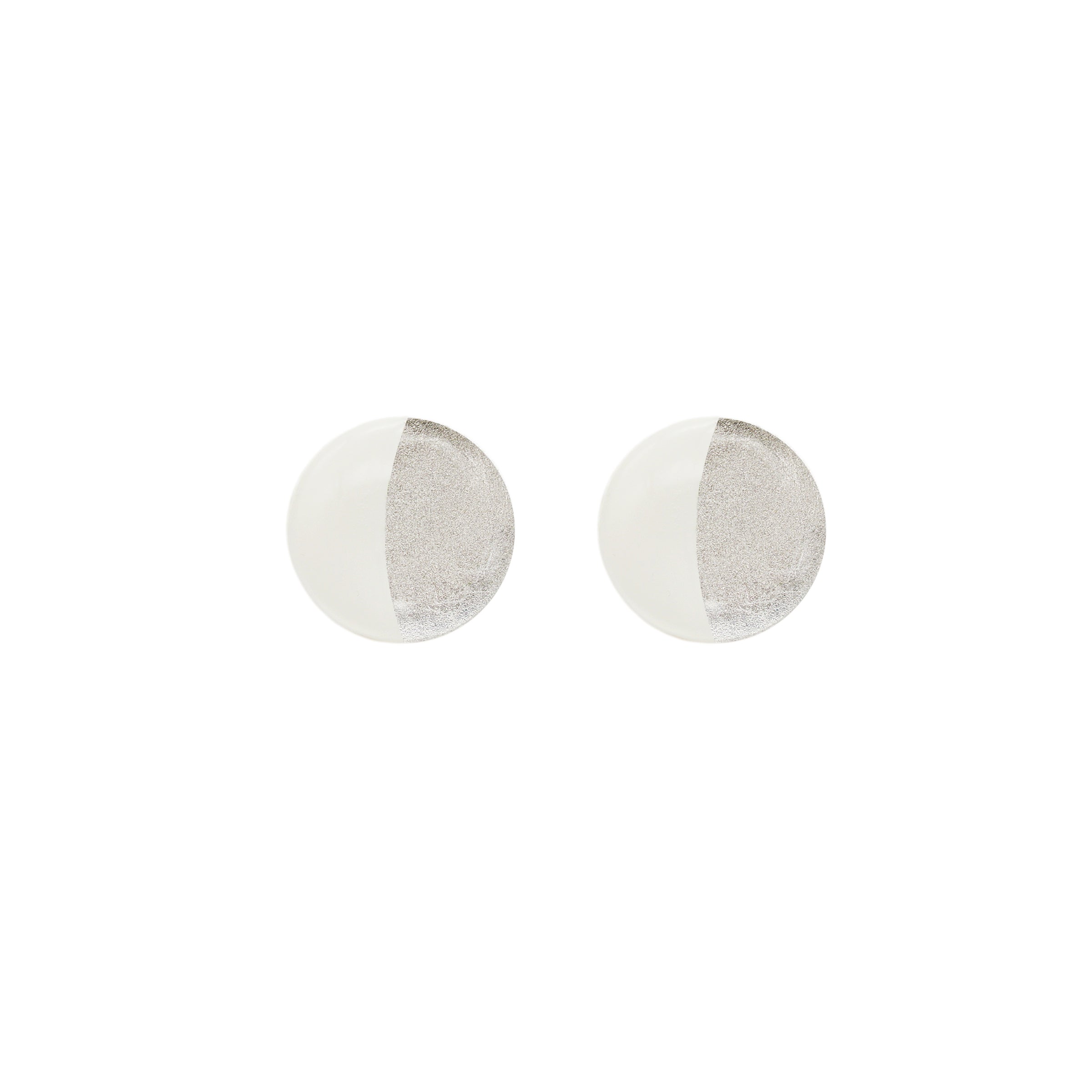 Orecchini A Lobo In Argento 925 - Quadrati 9x9 Mm - Gioiello Unisex In Confezione Regalo